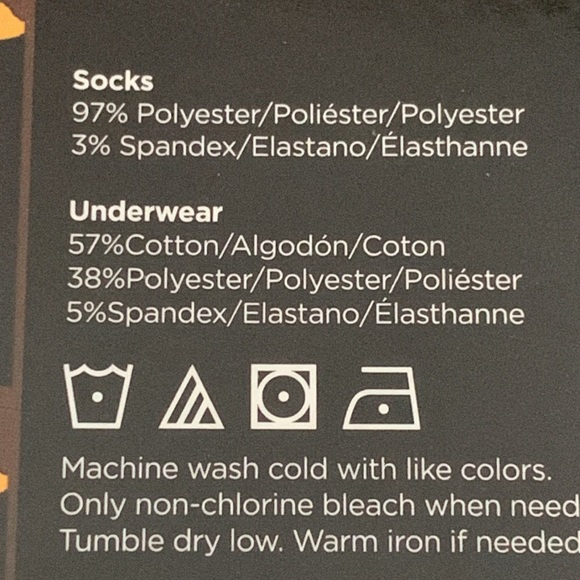 Funky Socks Men's Donut Print 2 Pair Crew Socks + Stretch Boxer Briefs Boxed Set - Picture 7 of 10